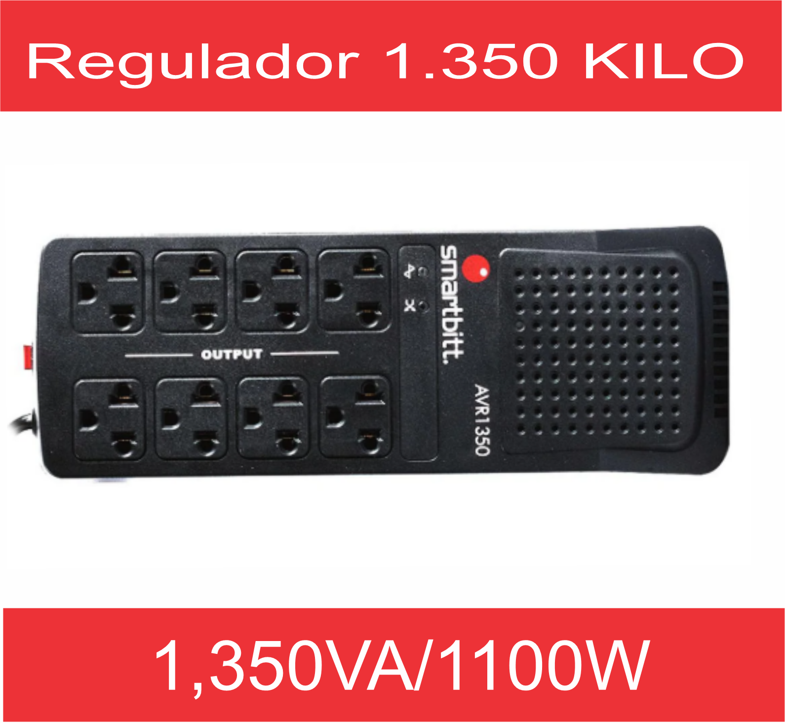 regulador de voltaje 1350 vatio 